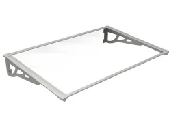 Afdak Kepler Van Aluminium - 120 X 90 X 22 Cm - Zilverkleur