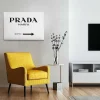 Afdrukken Op Canvas Prada Marfa, Wit, Zwart, 45X3X70 Cm, Epikasa