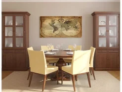 Afdrukken Op Canvas Wereldkaart 1, Veelkleurig, 120X4X60 Cm, Epikasa