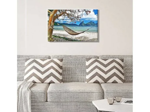 Afdrukken Op Canvas Zee 4, Veelkleurig, 70X3X45 Cm, Epikasa
