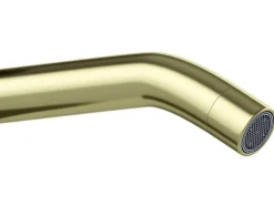 Afgeronde Mechanische Mengkraan - Goud Met Satijnglans - Adour