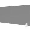Afscheiding Voor Professioneel Bureau - Stof - Grijs - L110 Cm - Downtown