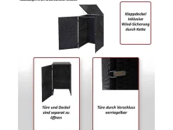 Afvalzak Mcw-E25 120L, Zwart