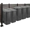 Aluminium Afvalemmerhek Mcw-K57, Grijs
