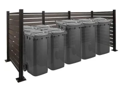 Aluminium Afvalemmerhek Mcw-K57, Grijs