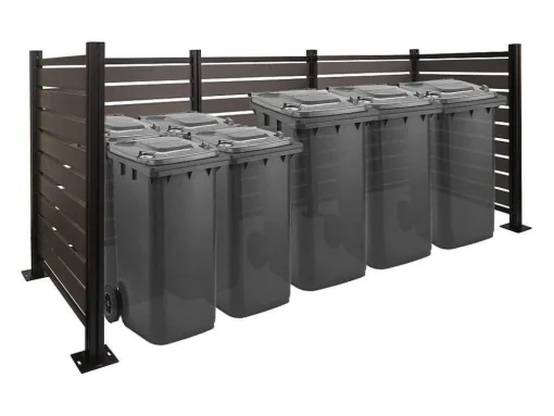 Aluminium Afvalemmerhek Mcw-K57, Grijs
