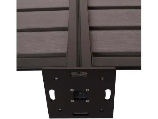 Aluminium Afvalemmerhek Mcw-K57, Grijs