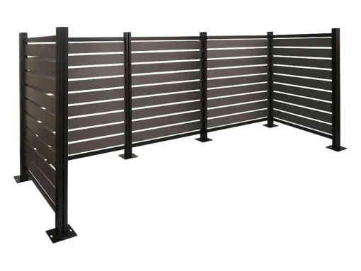 Aluminium Afvalemmerhek Mcw-K57, Grijs