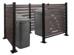 Aluminium Afvalemmerhek Mcw-K57, Grijs