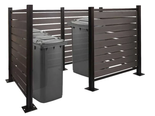 Aluminium Afvalemmerhek Mcw-K57, Grijs
