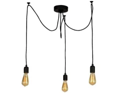 Andria Hanglamp, Zwart, 180 X 180 X 93 Cm, Epikasa
