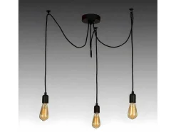 Andria Hanglamp, Zwart, 180 X 180 X 93 Cm, Epikasa