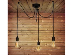 Andria Hanglamp, Zwart, 180 X 180 X 93 Cm, Epikasa