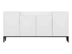 Annalisa Multifunctioneel Kabinet, Wit, Zwart, 160X42X75 Cm, Epikasa