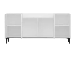 Annalisa Multifunctioneel Kabinet, Wit, Zwart, 160X42X75 Cm, Epikasa
