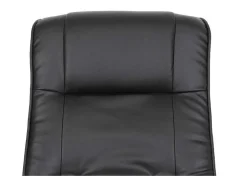 Aprilia Relaxfauteuil Met Kruk, Zwart