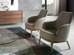 Armstoel Met Kunstleer Bekleed 5043 Angel Cerda
