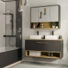Badkamer Muurkast - Antraciet - 100 Cm - Yangra
