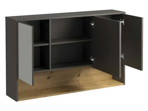 Badkamer Muurkast - Antraciet - 100 Cm - Yangra