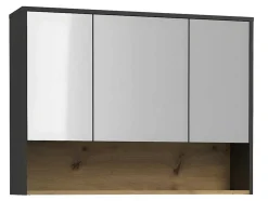 Badkamer Muurkast - Antraciet - 100 Cm - Yangra