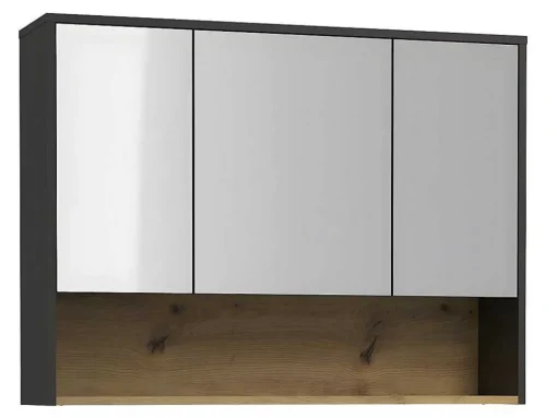 Badkamer Muurkast - Antraciet - 100 Cm - Yangra