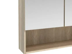 Badkamer Muurkast Met Spiegel En Nis Zumpa - Eik