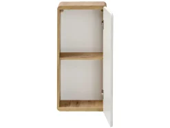 Badkamerkast Naturel En Wit - L35 X B22 X H75 Cm - Aruba