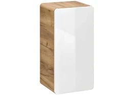 Badkamerkast Naturel En Wit - L32 X B35 X H68 Cm - Aruba