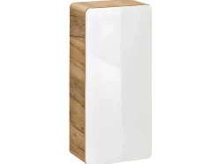 Badkamerkast Naturel En Wit - L35 X B22 X H75 Cm - Aruba