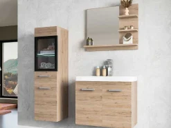 Badkamerkolom Met Led'S - Licht Naturel - L30 X B30 X H109 Cm - Laurine