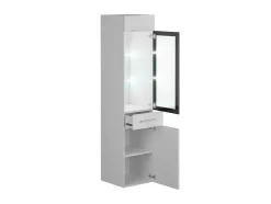 Badkamerkolom Zonder Leds - Wit - L30 X B30 X H132 Cm - Laurine