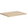 Badkamermeubel Met Opzetwastafel Van Steen - Eikenfineer - 60 Cm - Milipam