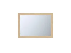 Badkamermeubel Met Opzetwastafel Van Steen Met Spiegel - Eikenfineer - 60 Cm - Milipam