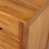 Badkamermeubel Van Acaciahout Met Dubbele Wastafel En Spiegels - 130 Cm - Pulukan