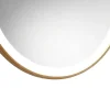 Badkamerspiegel Rond Met Led-Verlichting Numea - L60 X H60 Cm - Goudkleurig