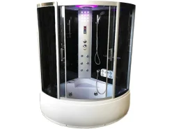 Baignoire-Douche Hydromassagehoek Chromotherapie 130 X 130 Cm - Aster