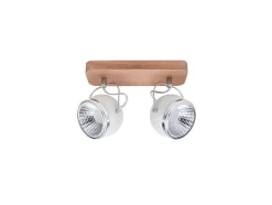 Ball Plafondlamp, Eik, Chroom, Wit, 29,5X11X20 Cm, Epikasa