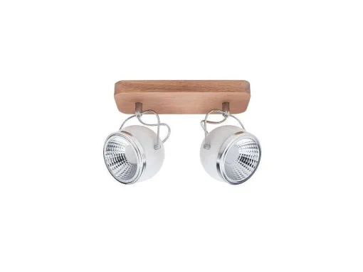 Ball Plafondlamp, Eik, Chroom, Wit, 29,5X11X20 Cm, Epikasa