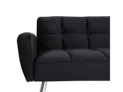 Bank Mcw-K19, Fluweel Zwart