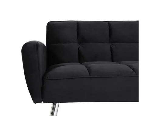 Bank Mcw-K19, Fluweel Zwart
