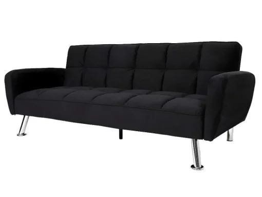 Bank Mcw-K19, Fluweel Zwart