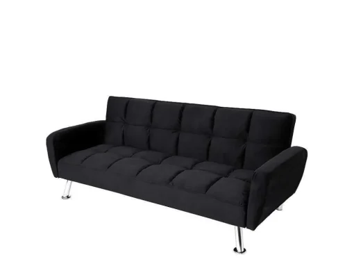Bank Mcw-K19, Fluweel Zwart