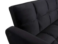 Bank Mcw-K19, Fluweel Zwart