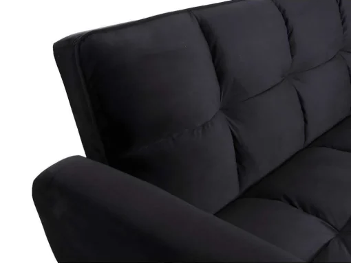 Bank Mcw-K19, Fluweel Zwart