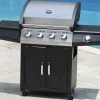 Barbecue Op Gas Met 4 Branders En 1 Rechaud Aan De Zijkant 143 X 54 X 115 Cm - Smoky