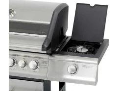 Barbecue Op Gas Met 4 Branders, 1 Rechaud Aan De Zijkant En 1 Grill 148 X 56 X 121 Cm - Roasty