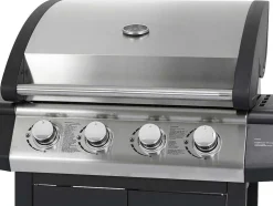 Barbecue Op Gas Met 4 Branders En 1 Rechaud Aan De Zijkant 143 X 54 X 115 Cm - Smoky