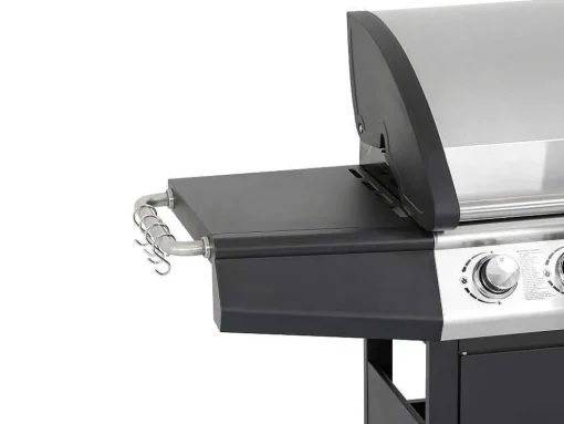 Barbecue Op Gas Met 4 Branders En 1 Rechaud Aan De Zijkant 143 X 54 X 115 Cm - Smoky