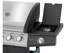 Barbecue Op Gas Met 4 Branders En 1 Rechaud Aan De Zijkant 143 X 54 X 115 Cm - Smoky