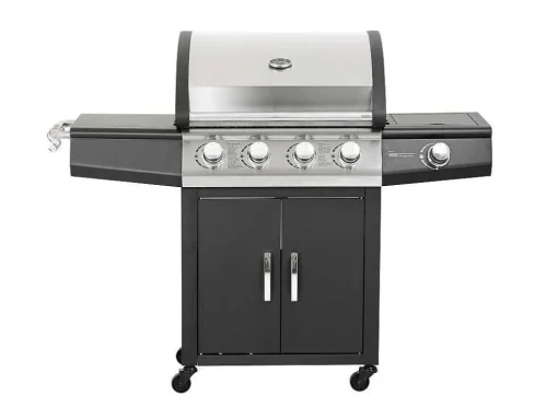 Barbecue Op Gas Met 4 Branders En 1 Rechaud Aan De Zijkant 143 X 54 X 115 Cm - Smoky